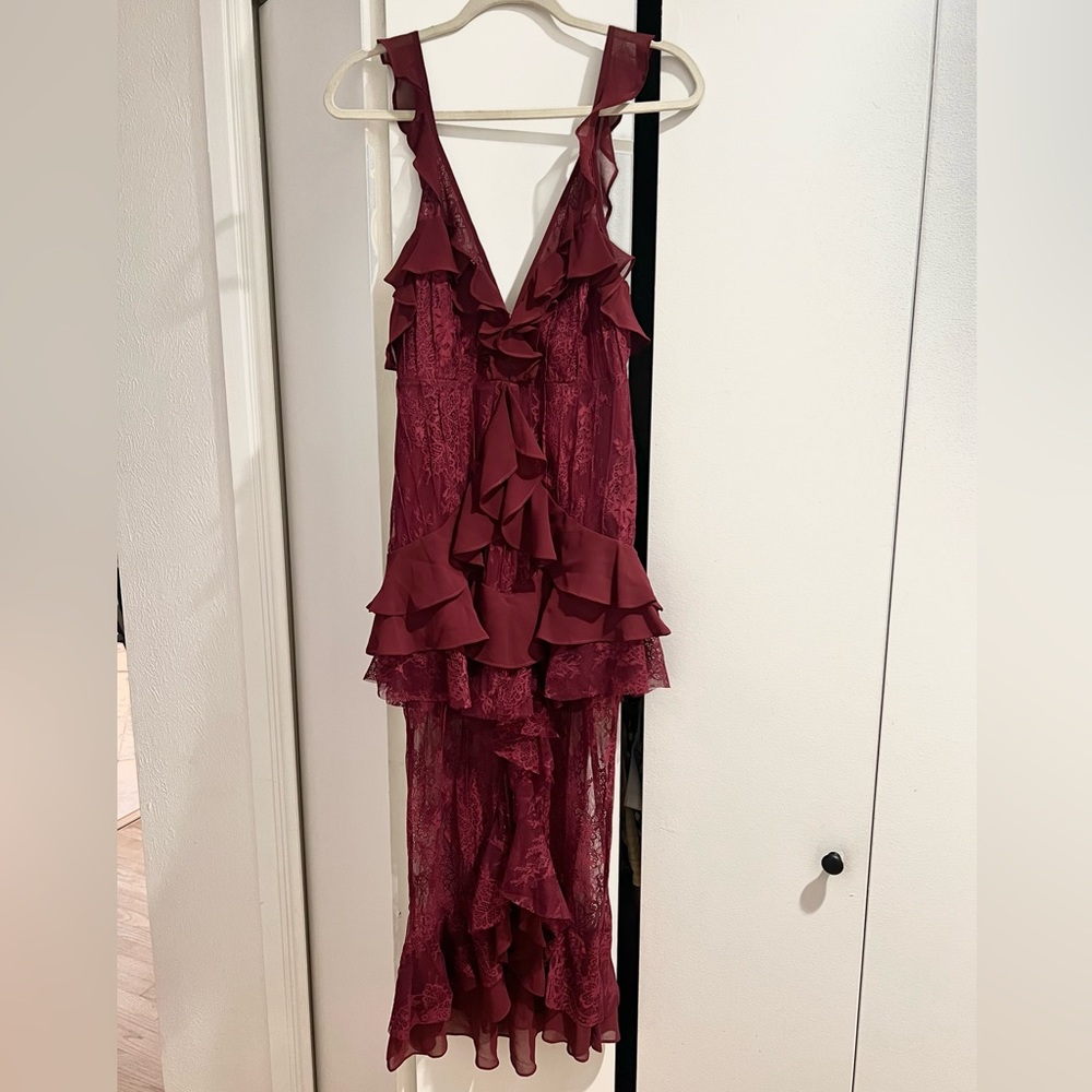 For Love And Lemons Lace Midi Dress